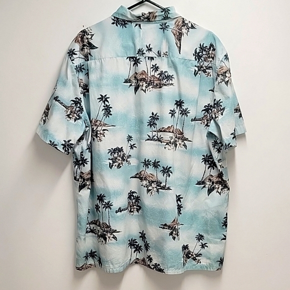 Windham Pointe Hawaiian Men's Shirt Short Sleeves Palm Trees Size XXL - Picture 6 of 8